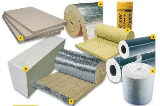 różne materiały izolacyjne budowlane