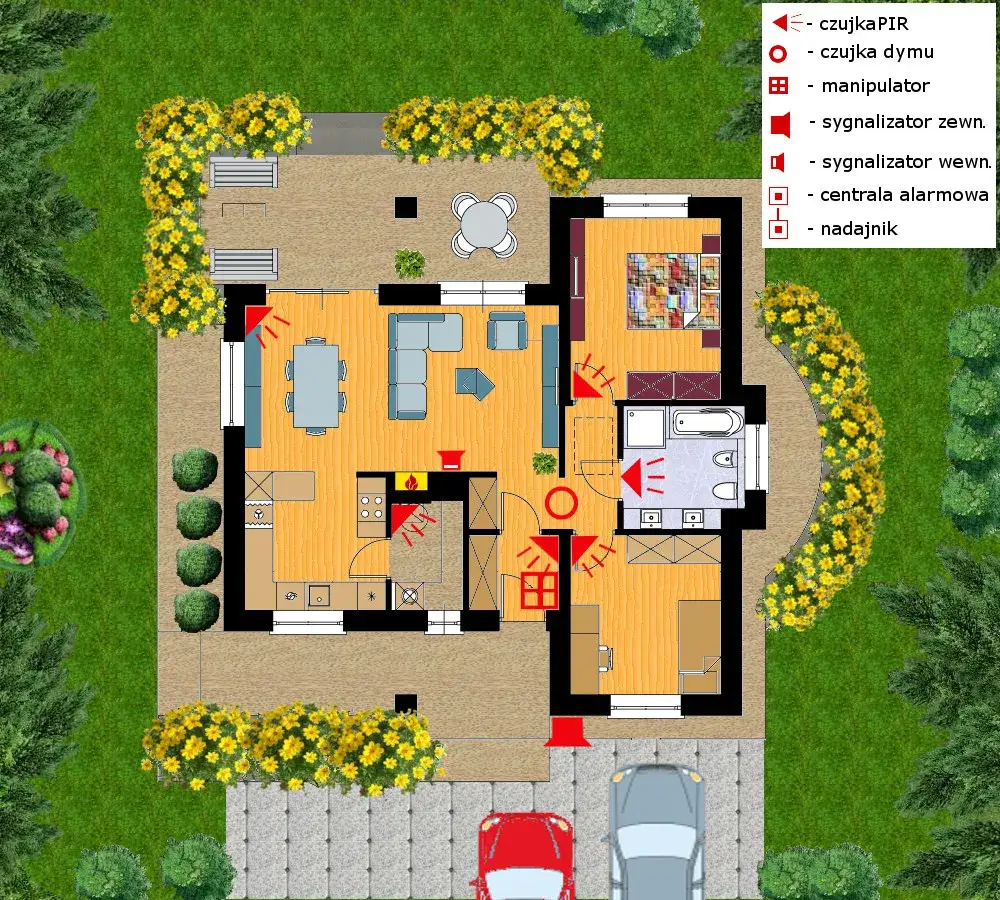 Przykładowe ceny montażu alarmu w domu