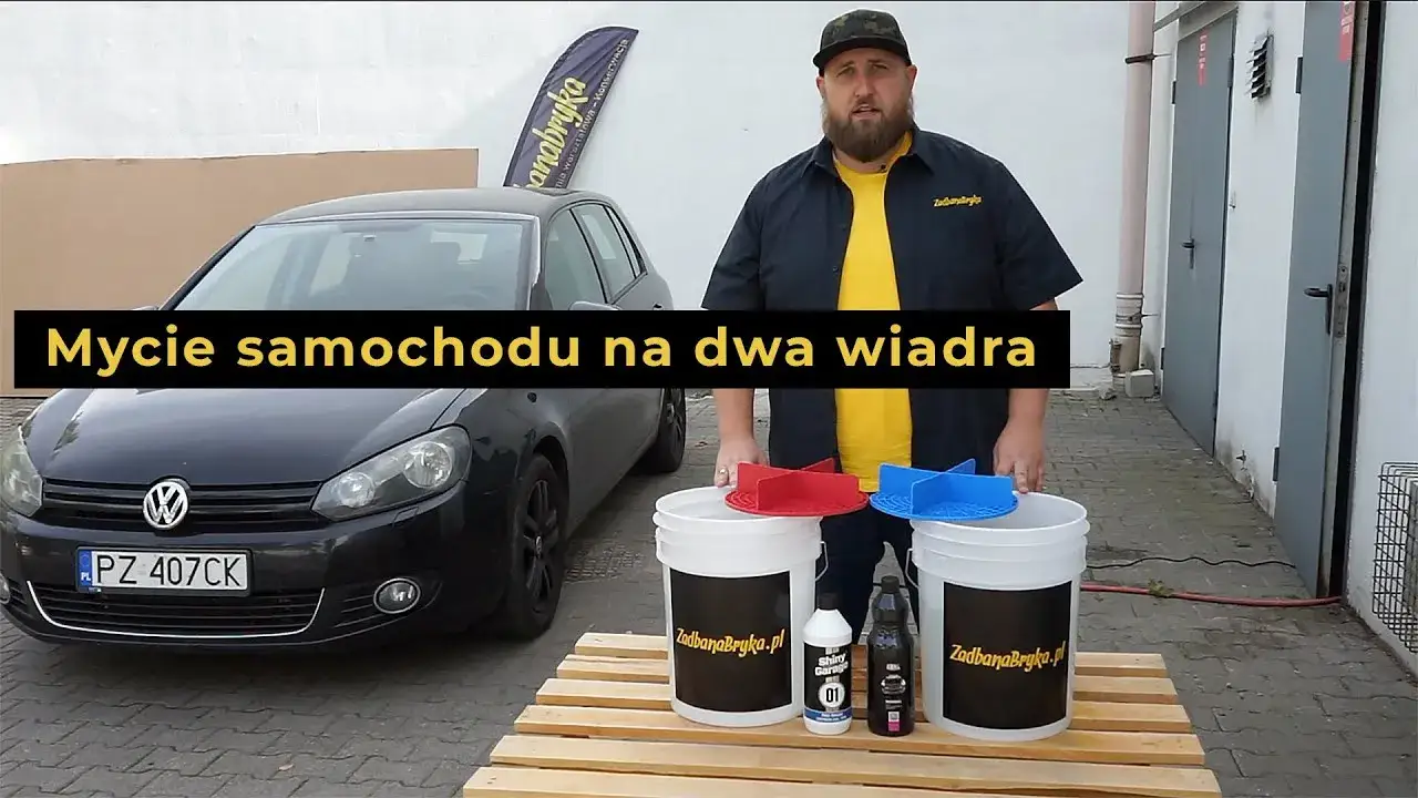 mycie samochodu metodą na dwa wiadra