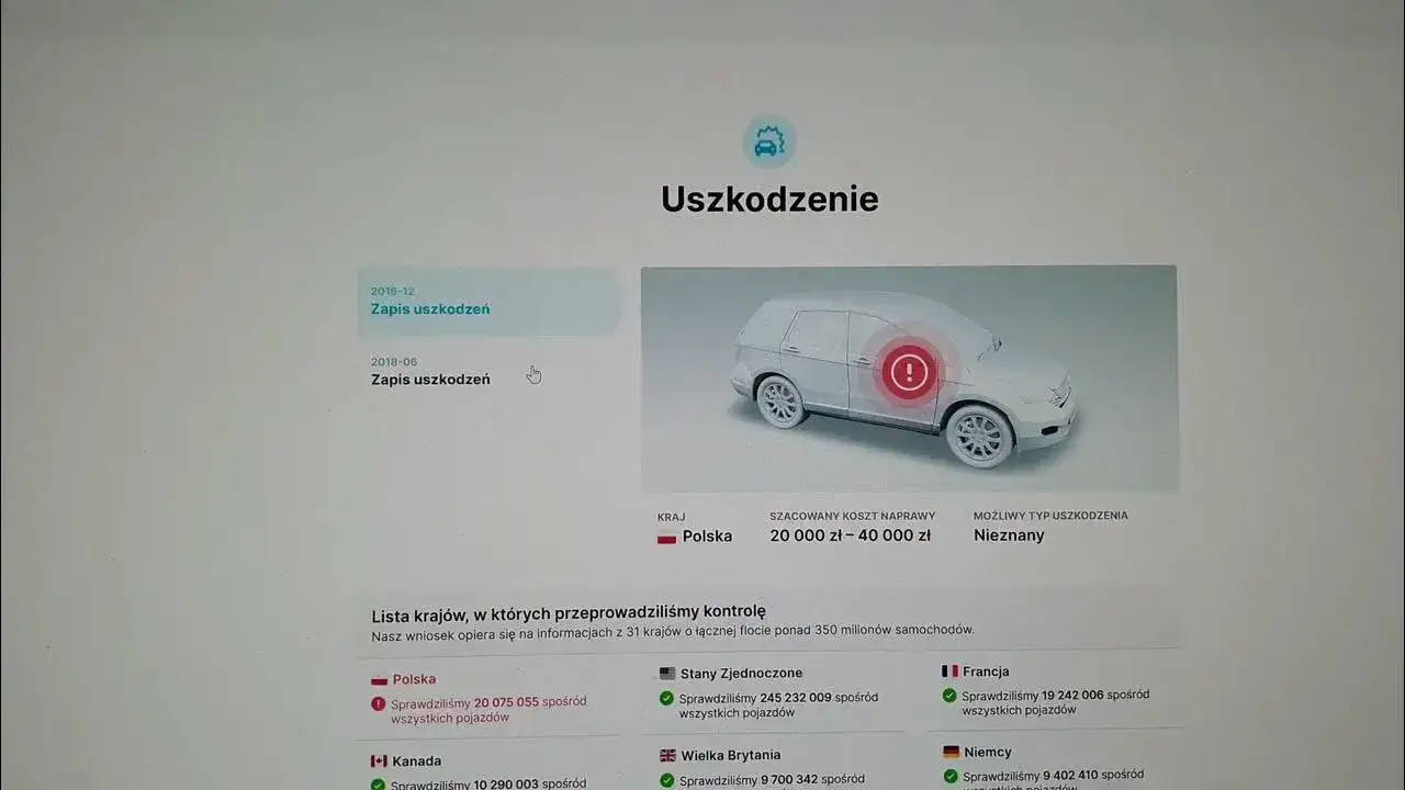 przykładowy raport carvertical autoadna