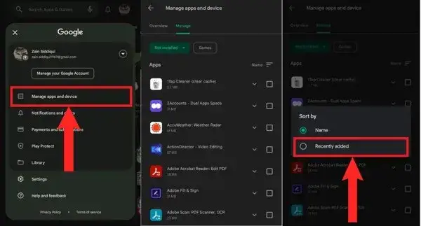 Jak przywr&oacute;cić usunięte aplikacje Android Sklep Play