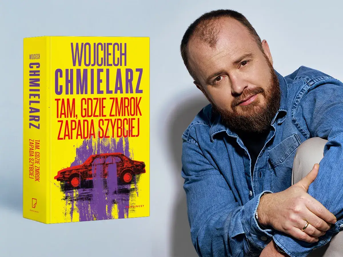 Wojciech Chmielarz, autor kryminałów, prezentuje swoją książkę 