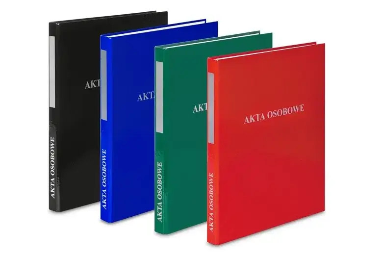 Akta osobowe pracownika teczka