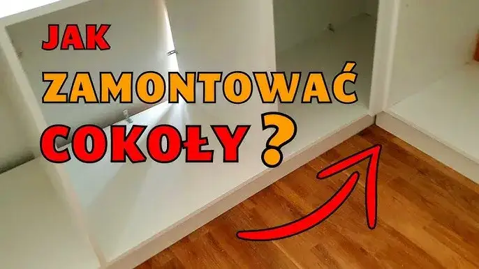 montaż cokołu górnego do szafek kuchennych