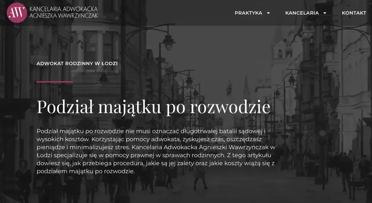 Dowiedz się, ile się czeka na sprawę o podział majątku po rozwodzie. Kancelaria Agnieszki Wawrzyńczak w Łodzi oferuje pomoc prawną.