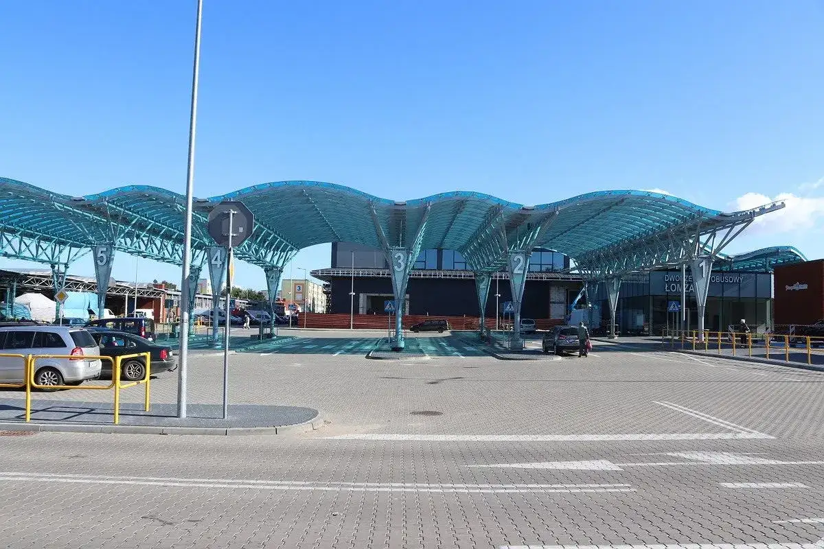 Dworzec Autobusowy PKS Łomża wnętrze