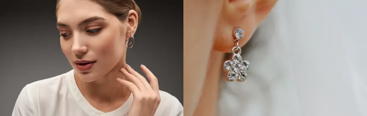 Zdjęcie Jak wyczyścić srebrne kolczyki i przywr&oacute;cić im blask w prosty spos&oacute;b