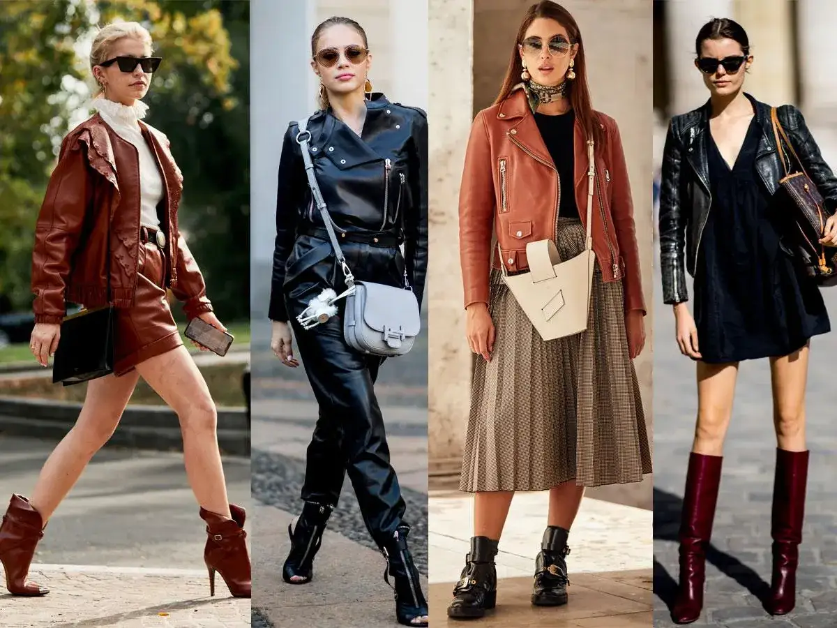 Zdjęcie Skórzana ramoneska: modne stylizacje, które zachwycą każdego