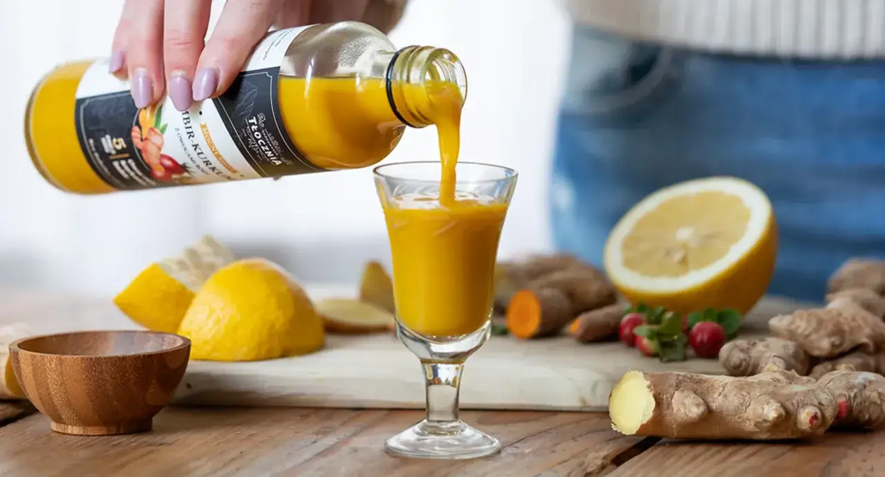 Zdjęcie Jak przygotować napój z imbiru i kurkumy na odporność i zdrowie