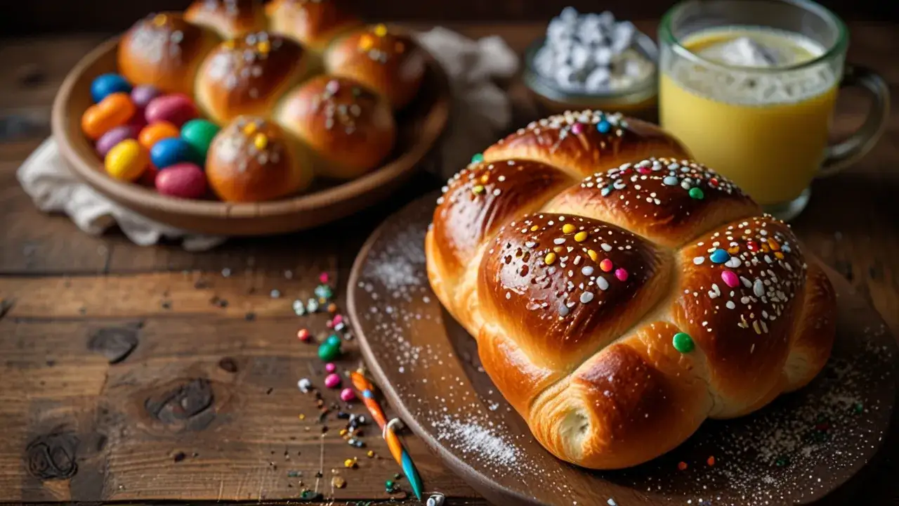 Zdjęcie Chałka na słodko: Tradycyjny smak z dodatkiem słodyczy dla całej rodziny