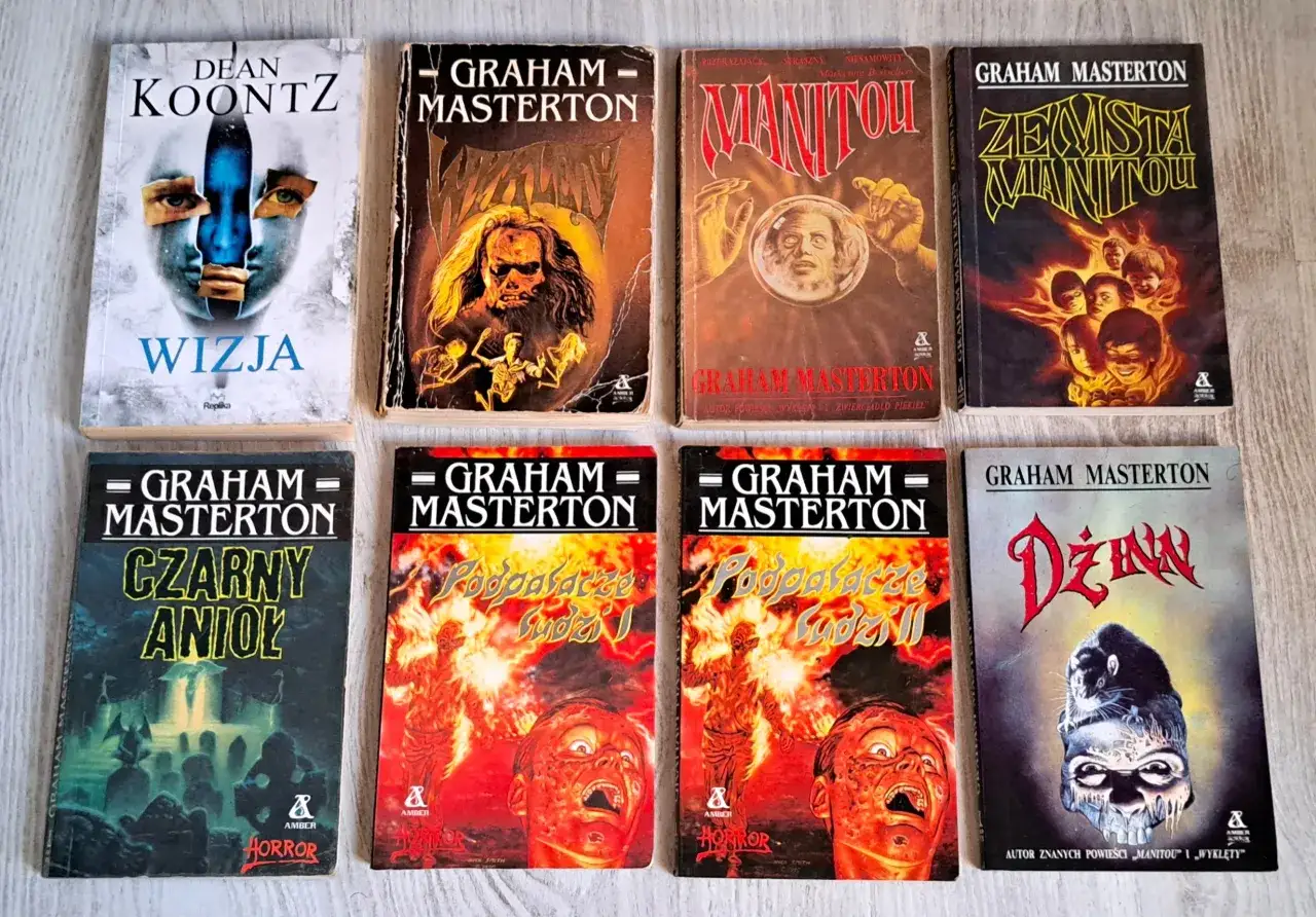 Czarny Anioł okładka książki Graham Masterton