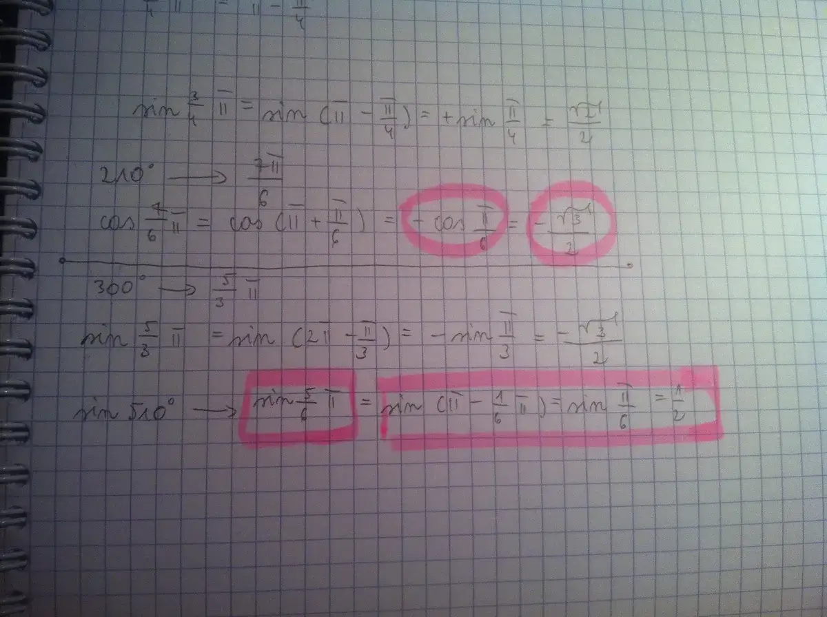 przeliczanie stopni na radiany przykład