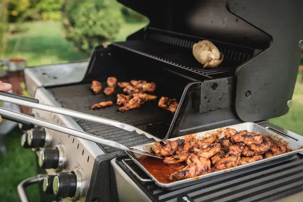 grillowanie skrzydełek metodą dwustrefową