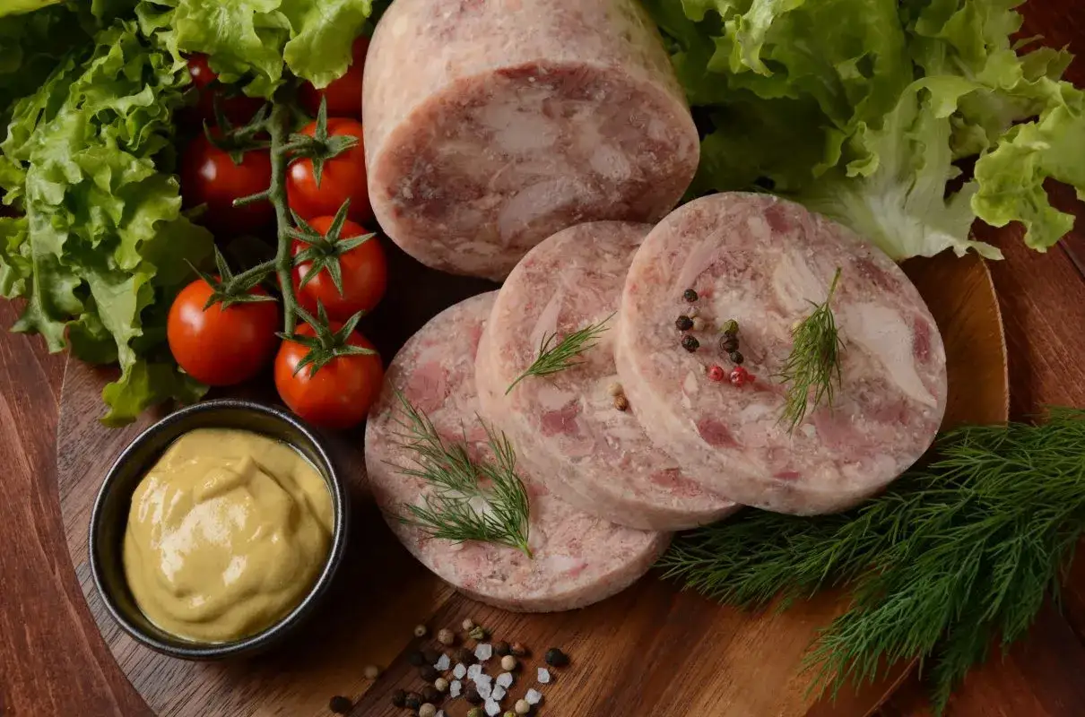 Domowa kiełbasa z butelki przekrój