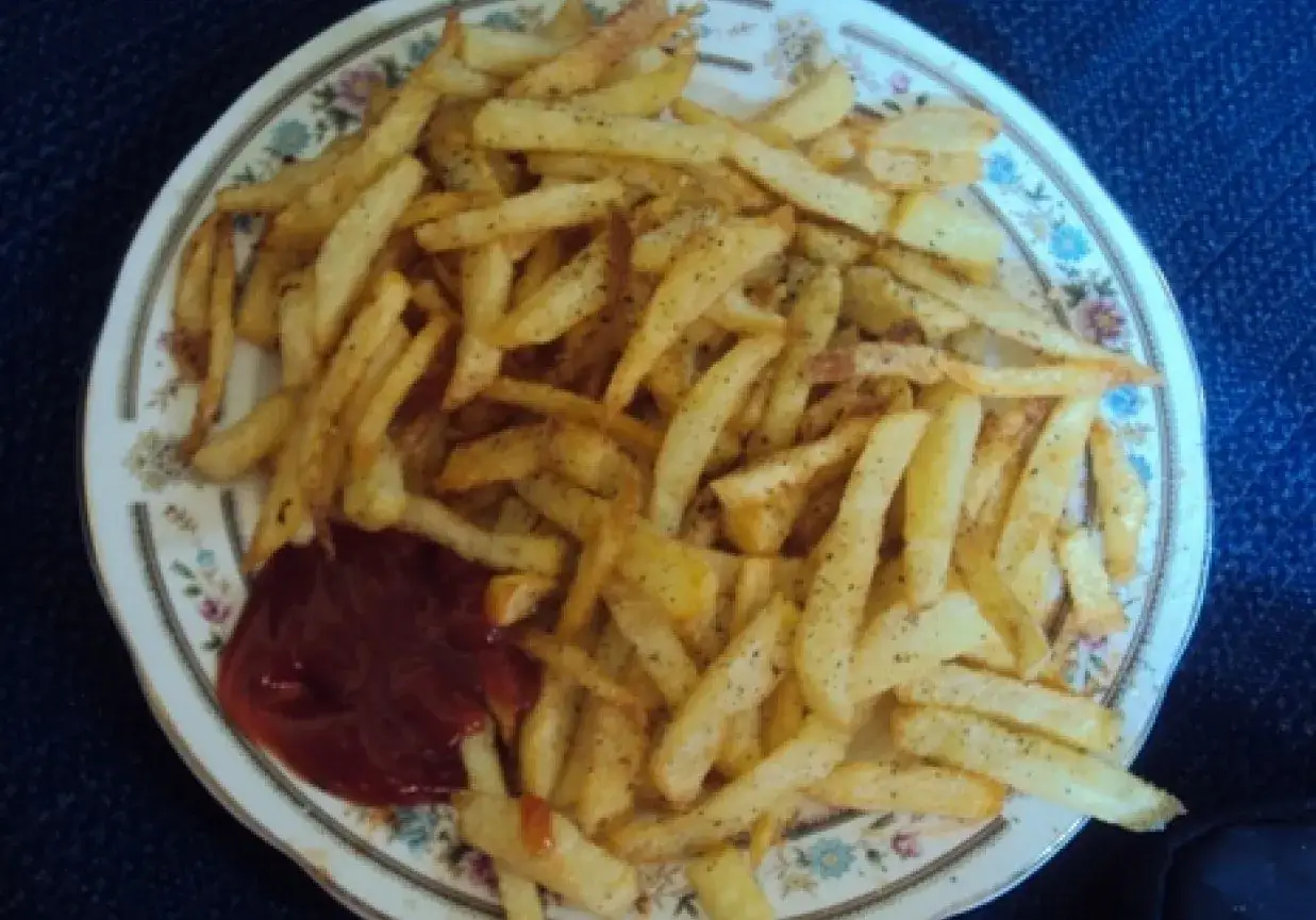 frytki na smalcu chrupiące