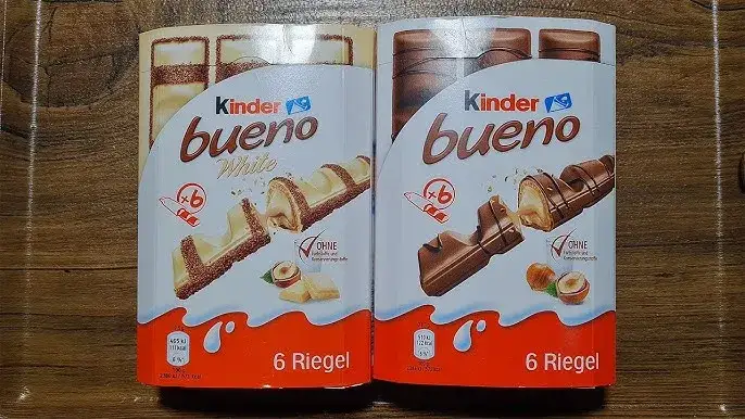 Kinder Bueno White i Mini por&oacute;wnanie