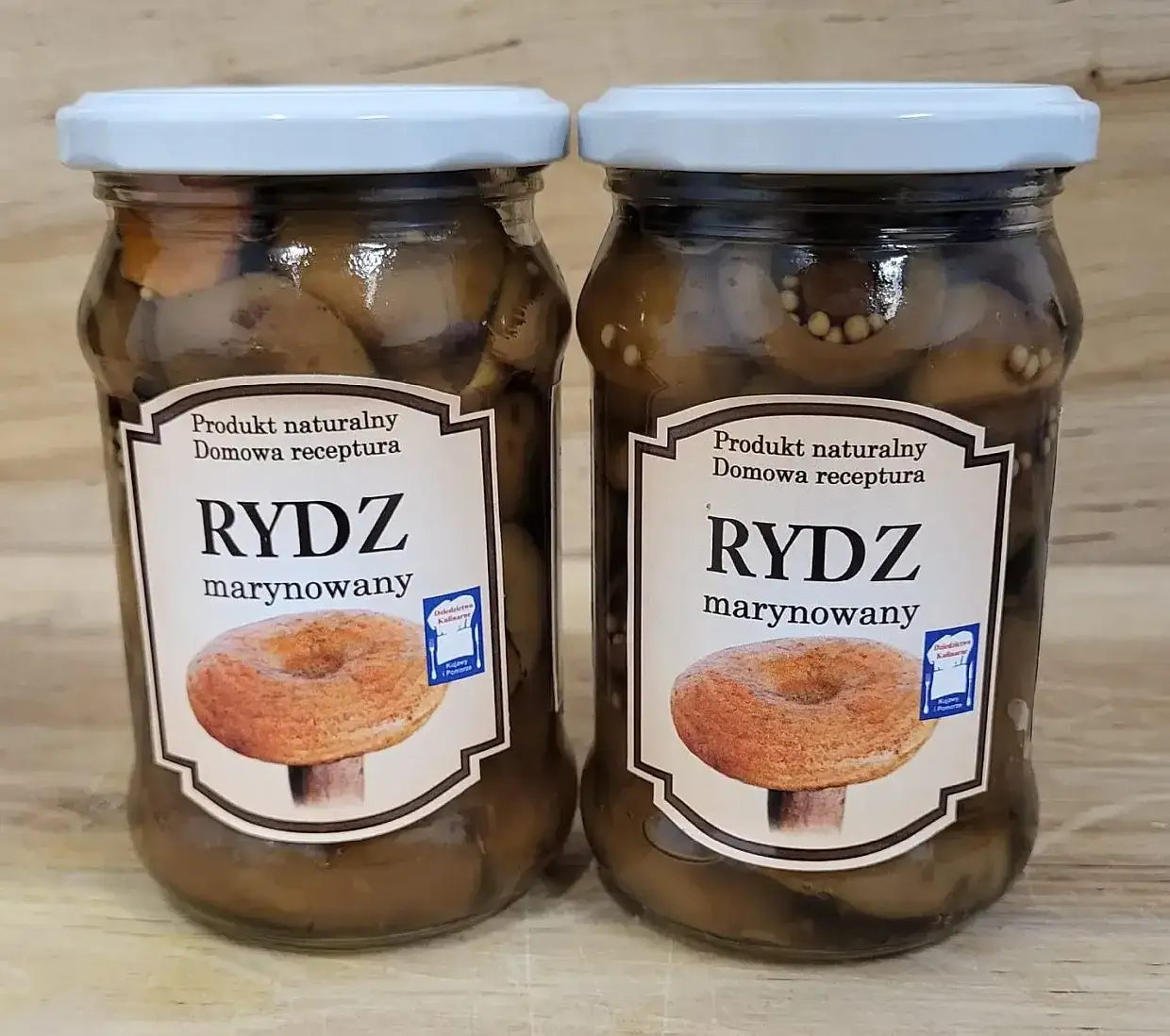 Oczyszczone rydze gotowe do smażenia lub marynowania