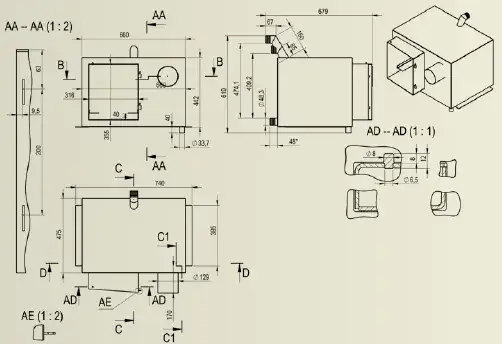 Rodzaje piec&oacute;w do balii ogrodowej schemat