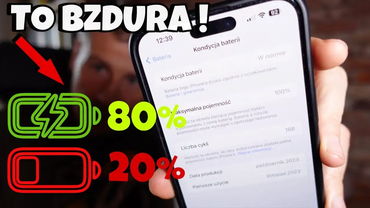 iPhone XR kondycja baterii poniżej 80%