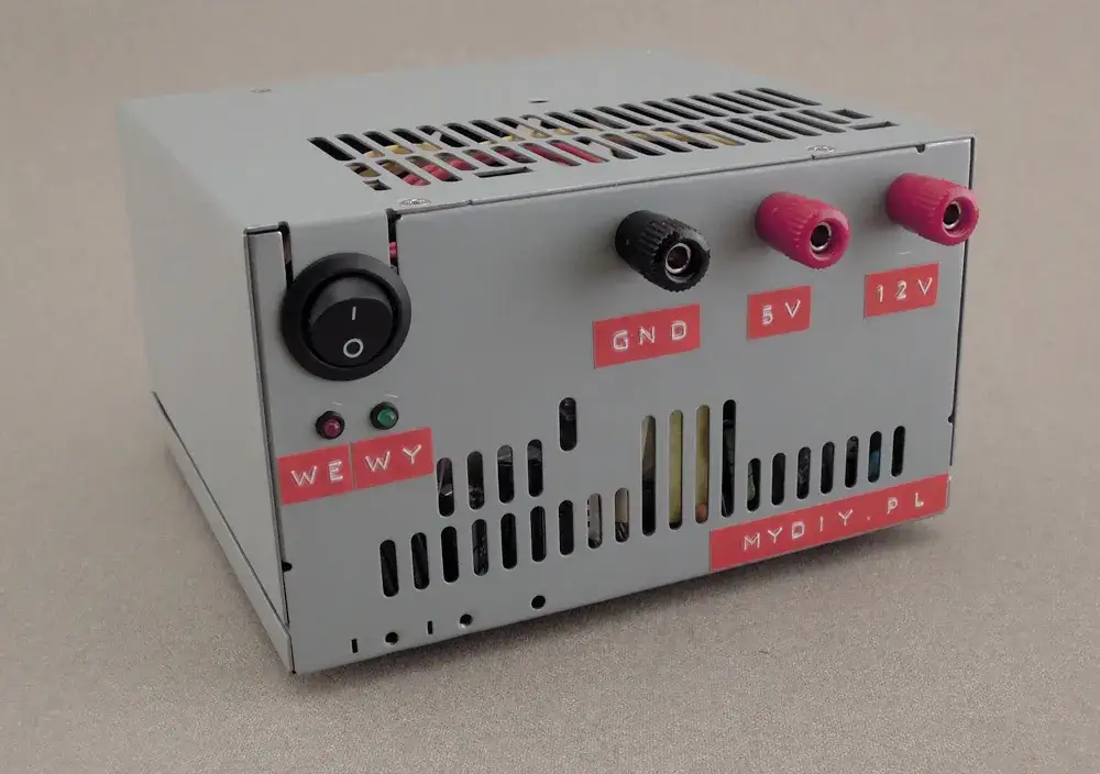 Gotowy zasilacz warsztatowy z ATX