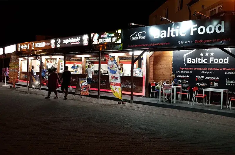 pizza kebab gofry lody Rowy