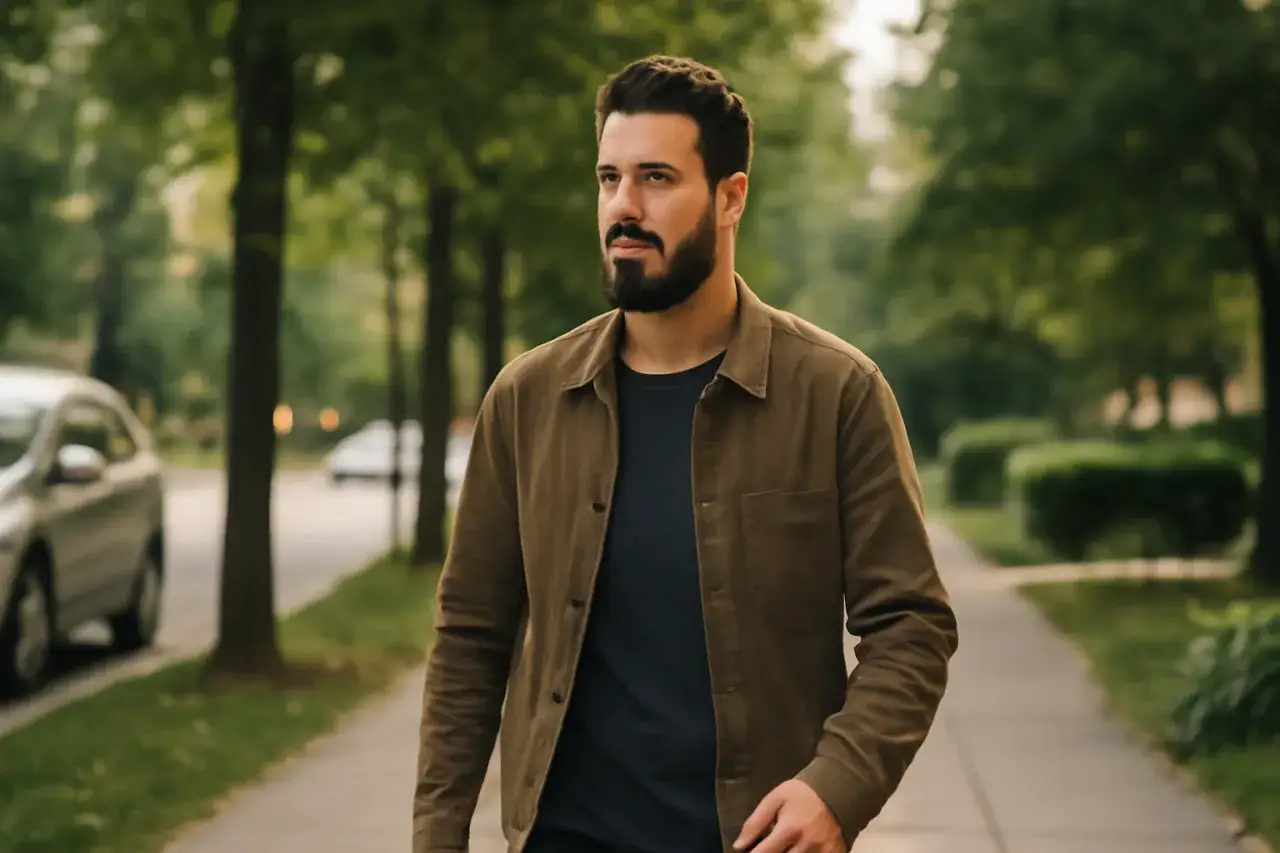 Przyczyny rzadkiego zarostu grafika genetyka hormony stres