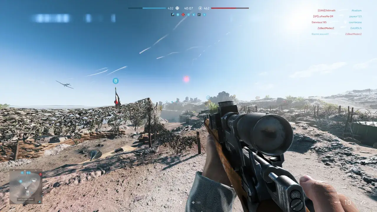Battlefield 5 gameplay screenshot, PC gaming setup