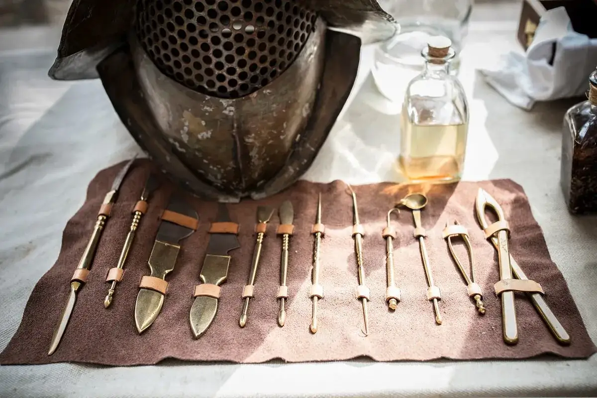 rzymskie narzędzia stomatologiczne odontagra