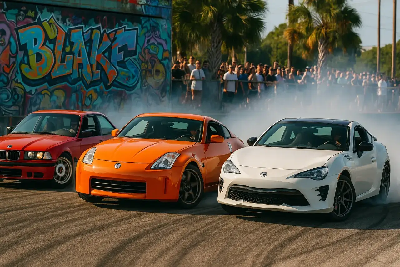 Ford Mustang GT tuning, Mitsubishi Lancer EVO IX tuning, Toyota GT86 turbo, Nissan 350Z drift