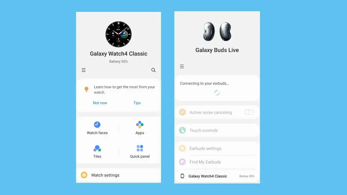 aplikacja galaxy wearable