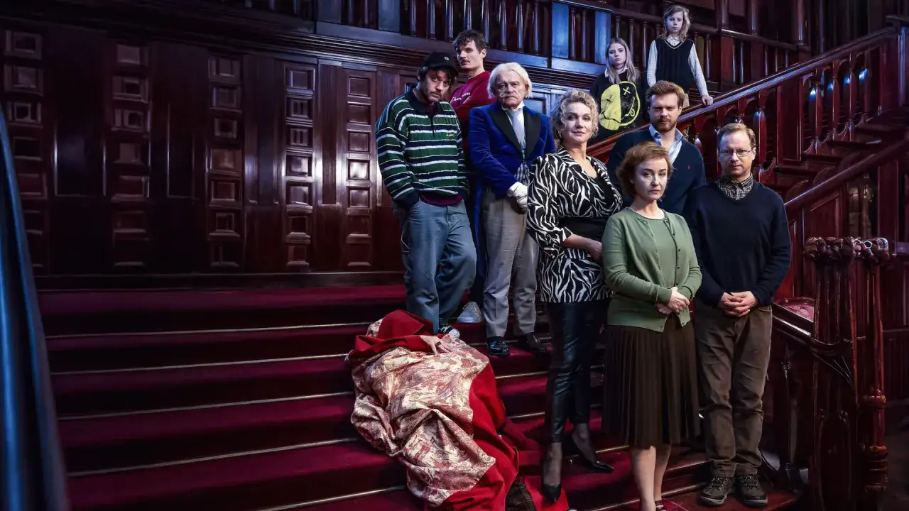 Rodzina na schodach, gdzie kręcono 