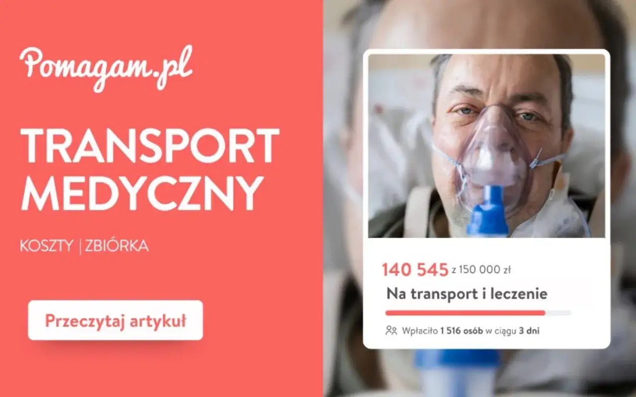 pacjent z dysfunkcją narządu ruchu transport medyczny