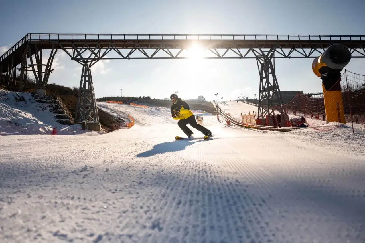 Narciarstwo na Mazurach zimą