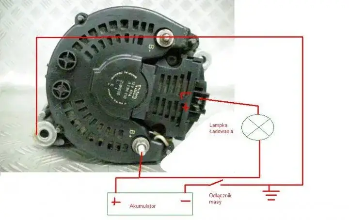 alternator t25 schemat podłączenia narzędzia