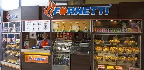 Fornetti w supermarkecie stoisko
