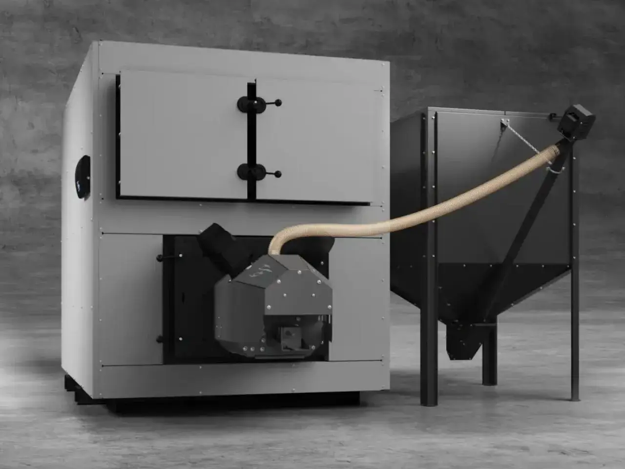 Nowoczesny piec na pellet z zasobnikiem. Dowiedz się, czy piec na pellet można odliczyć od podatku i zainwestuj w ekologiczne ogrzewanie.