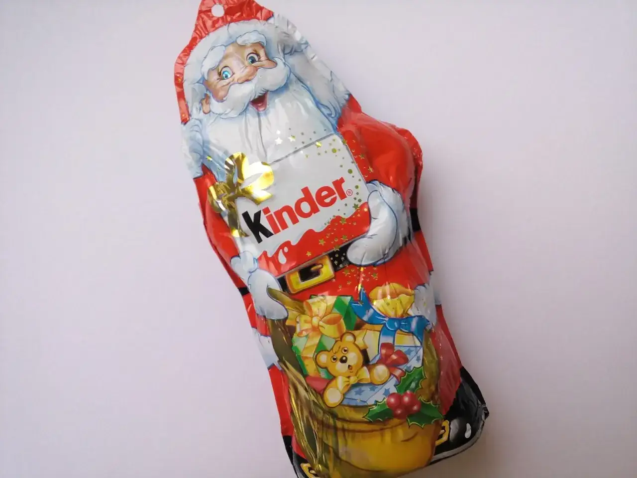 Warianty Mikołaja z Kinder czekolady