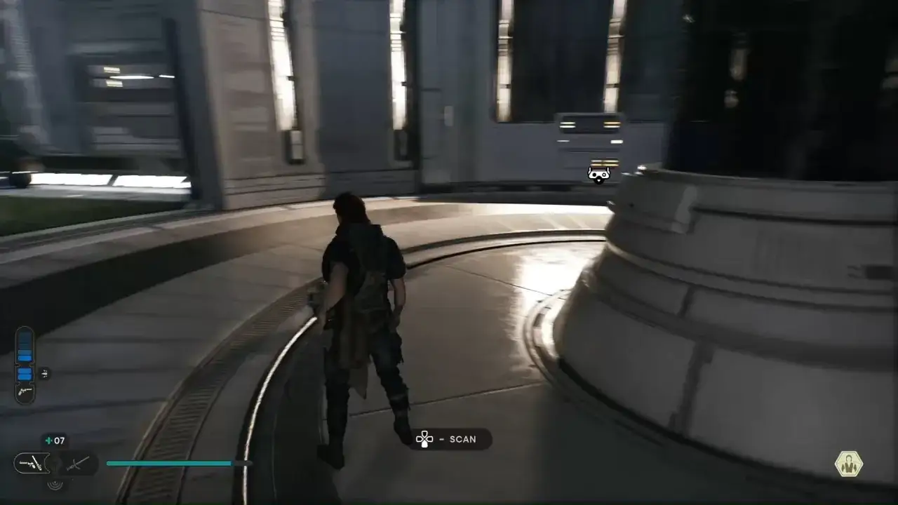 Przykład screen tearing w grze