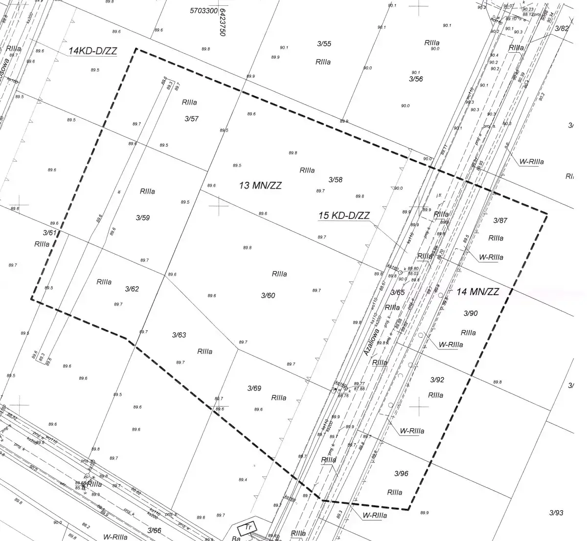 mapa do celów projektowych
