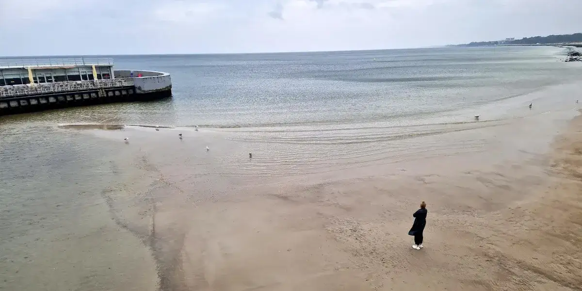 Odpływ wiatrowy Bałtyk odsłonięte dno