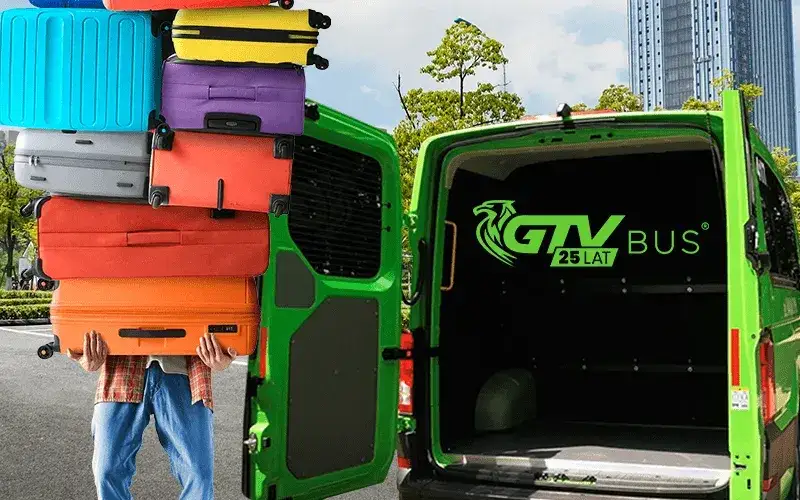 GTV Bus walizki bagaż rejestrowany
