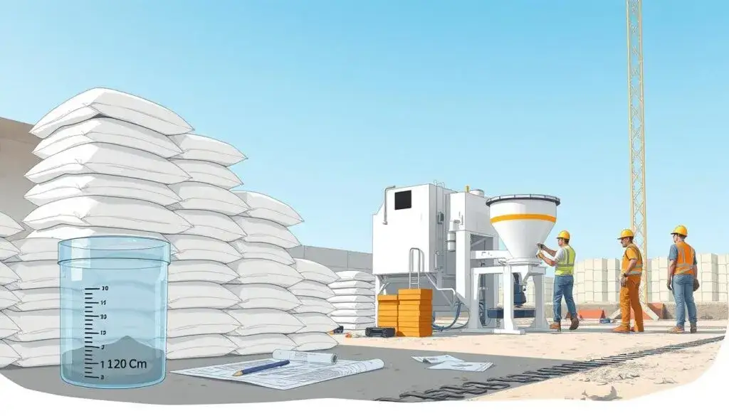 Zdjęcie Ile betonu z worka cementu? Odkryj, ile naprawdę uzyskasz