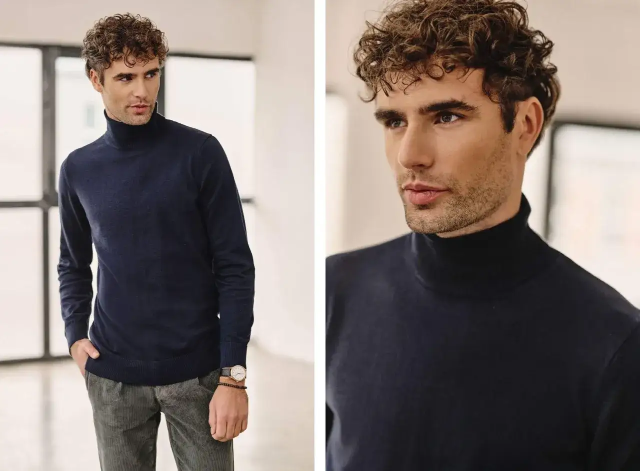 Zdjęcie Jak nosić golf męski - poznaj 5 porad stylistów na udaną stylizację