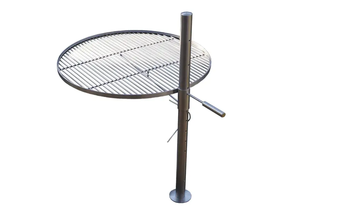 r&oacute;żne typy ruszt&oacute;w grill ogniskowy obrotowy