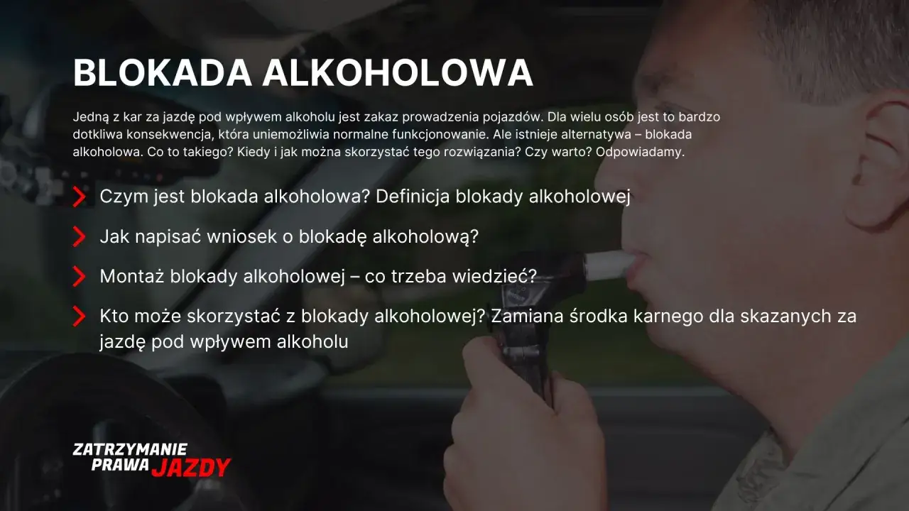Blokada alkoholowa jako alternatywa dla zakazu prowadzenia pojazdów. Dowiedz się, czym jest i jak działa najtańsza blokada alkoholowa.