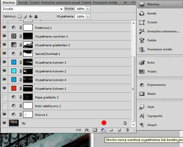 Podstawy pracy na warstwach Photoshop
