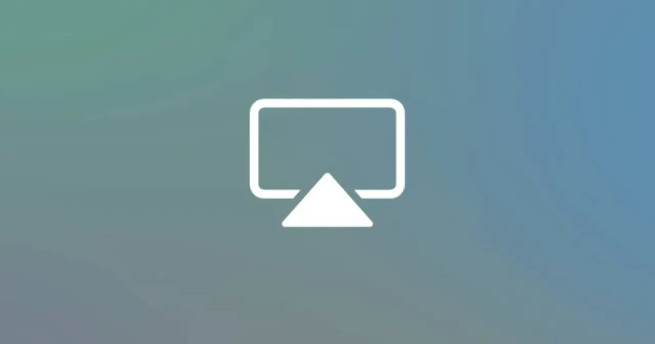 airplay icon, apple tv podłączone do telewizora