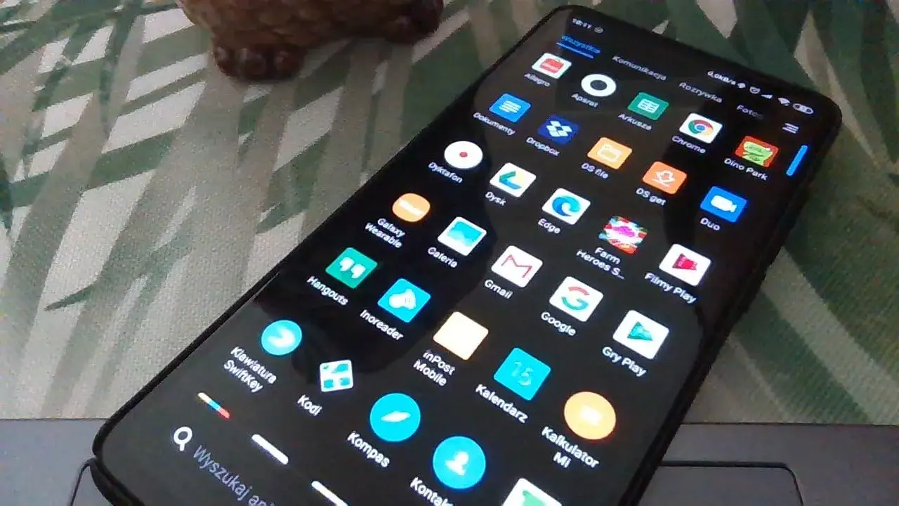telefon android ekran główny szuflada aplikacji