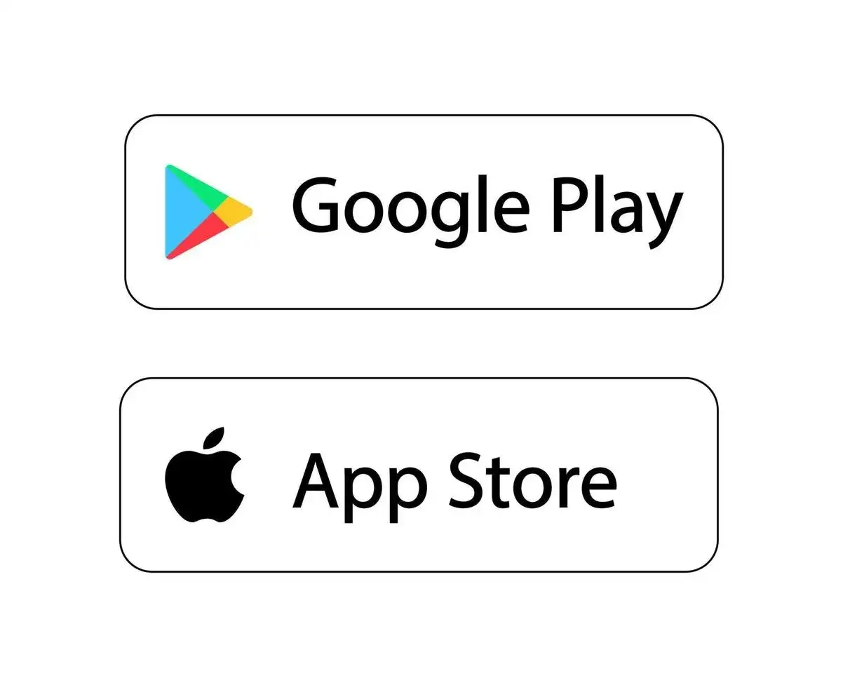 Ikona Google Play Store i App Store