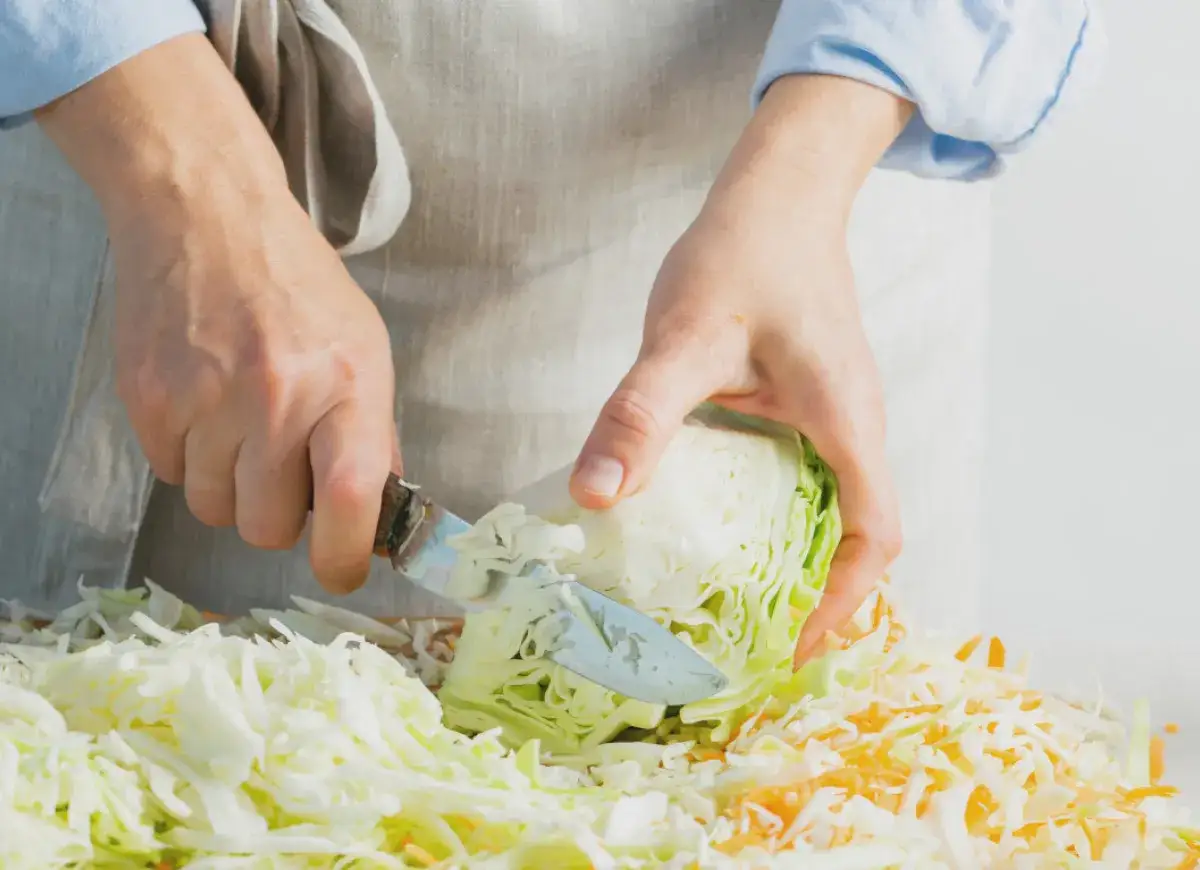 Szatkowanie białej kapusty